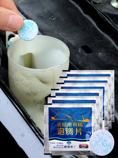 Car Windscreen Effervescent Tablets Solid Cleaner Auto Windshield Wiper Cleaning Tablets Glass Cleaning Car Washing Accessories