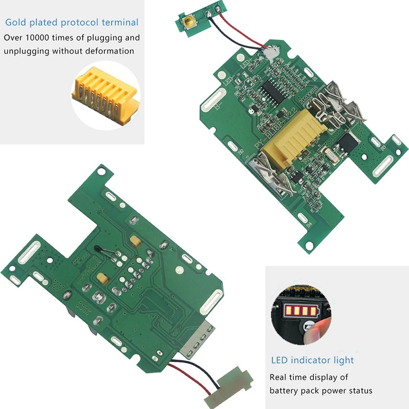 1pc BL1830 Li-Ion Battery BMS PCB Charging Protection Board For 18V Tool