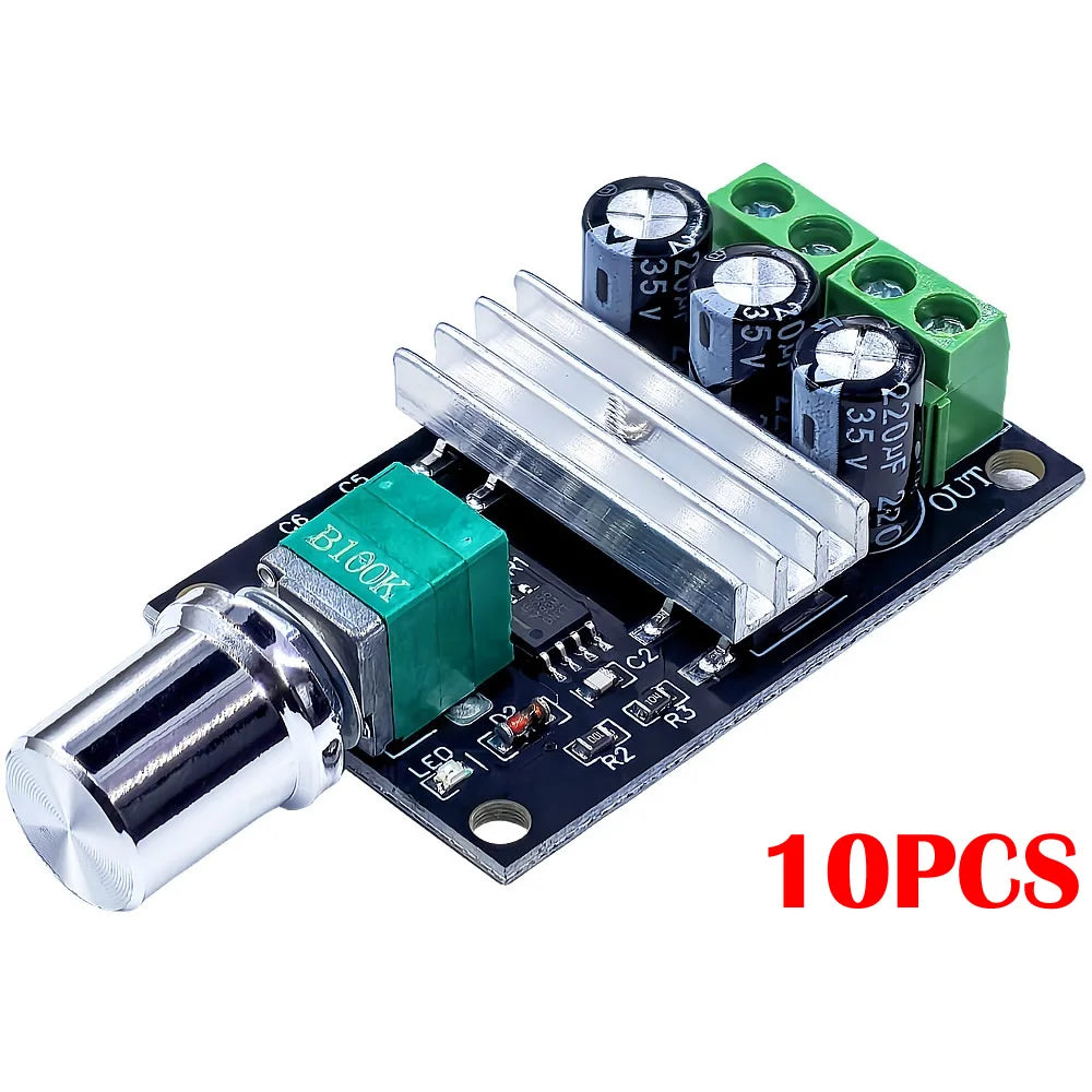 PWM DC Motor Speed Controller Regulator 6V-28V 3A 80W Adjustable with Potentiometer Switch