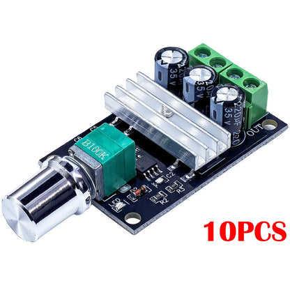 PWM DC Motor Speed Controller Regulator 6V-28V 3A 80W Adjustable with Potentiometer Switch