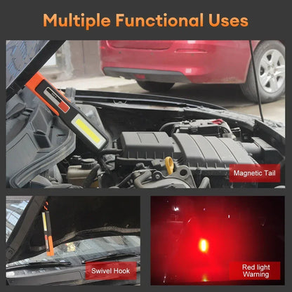 LED Work Light with Magnet COB Garage Mechanic Maintenance Lamp