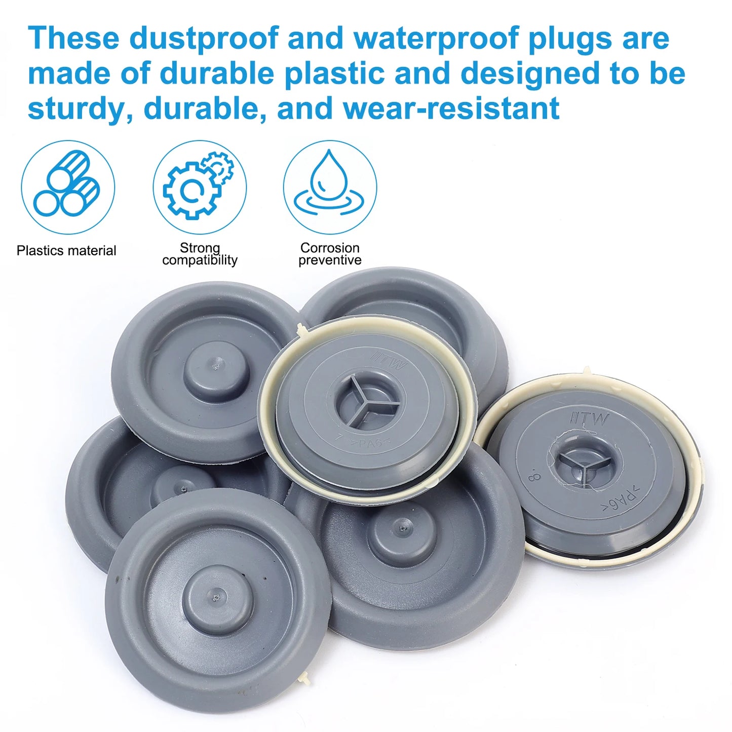 Floor Pan Blanking Plug Chassis Hole Cover Waterproof Grommet Kit