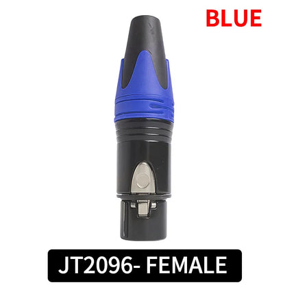 3 Pin XLR Male to Female Adapter Connector Mic Audio Plug Converter for Microphone Mixer Amplifier Sound Equipment
