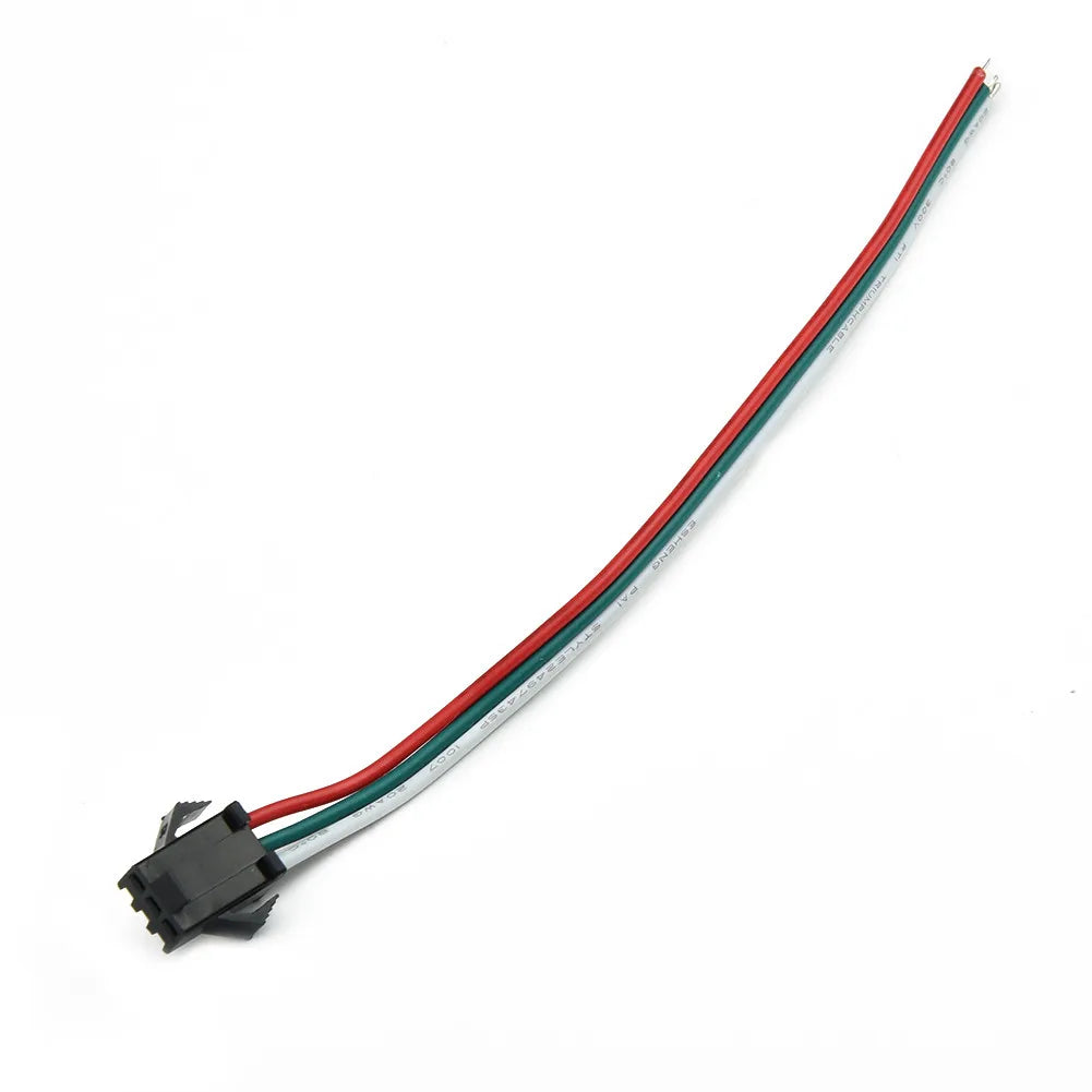 Wire Connector 2/3/5 Pin Male And Female Connector PVC Outside+ Tinned Copper Inside With Cable Light 10cm Connector Black