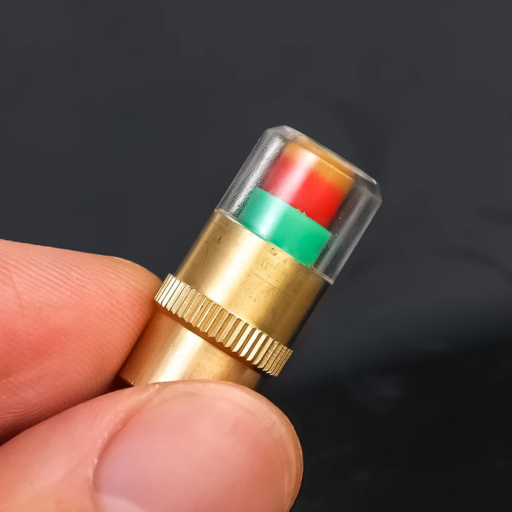 8/1pcs Motorcycle Car Tire Pressure Monitor Valve Cap Sensor Indicator Eye Alert Auto Tire Pressure Inspection Tool Tire Valve