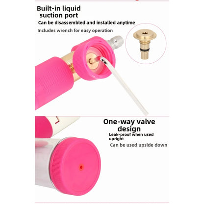 Snow Foam Cannon Pot with 1/4” Quick Connector — Adjustable Nozzle for Pressure Washer Car Pre-Wash