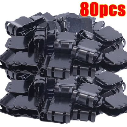 Car Fender U-shaped Fixing Clips Auto Engine Guard Buckle Clamp Motorcycle Truck Mudguard Metal Fixed Buckle Fastener Iron Parts