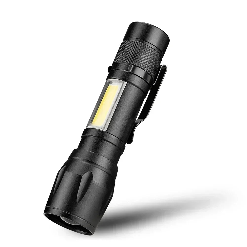 Ultra Bright Rechargeable LED Flashlight Zoomable High Lumens