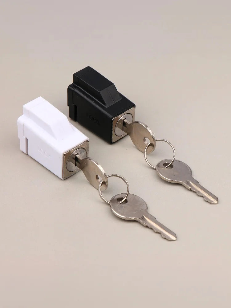 Aluminum Alloy Window Restrictor Lock With 2 Keys Safety Window Lock