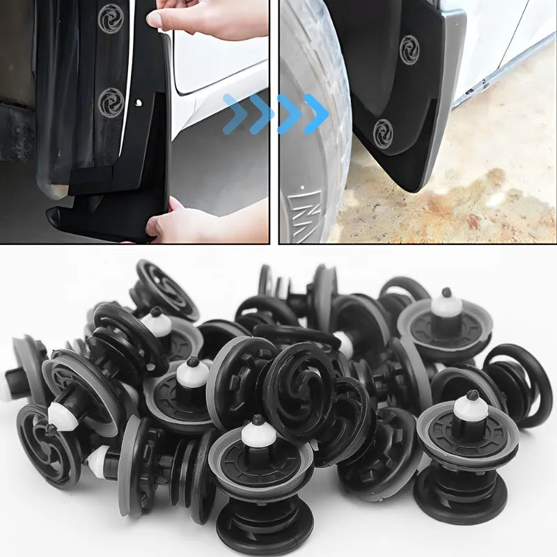 Interior Car Door Panel Buckle Card Clips Rivets OE#7L6868243 — for VW Golf Passat Touareg T5 Porsche 911 Audi A4