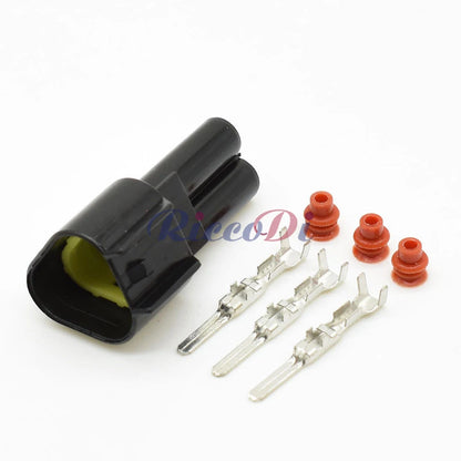3-Pin 2.3mm Furukawa Waterproof Connector FW-C-3M-B / FW-C-3F-B DJ7031Y-2.3 Male Female