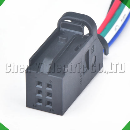 6 Pin Automotive Connector 1534121-1 1534121-2 4D0971636 Wire Harness Plug for VW Audi