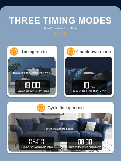 DGB-63TD Tuya WiFi Smart Switch, Current Voltage Leakage Protection Metering Circuit Breaker, Remote Control Wireless Timer Relay