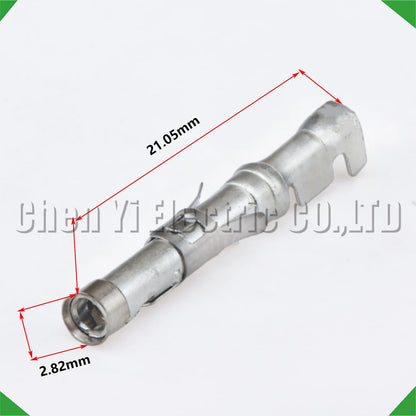 50PCS 1.5mm Crimp Pins Male Female 66601-1 66602-1 Automotive Connector