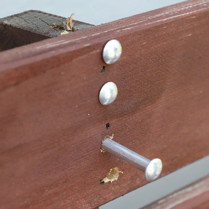 Aluminum Alloy Half Round Head Rivets — Hammer Drive Tapping Expansion Core Rivet Knock Type Fastener