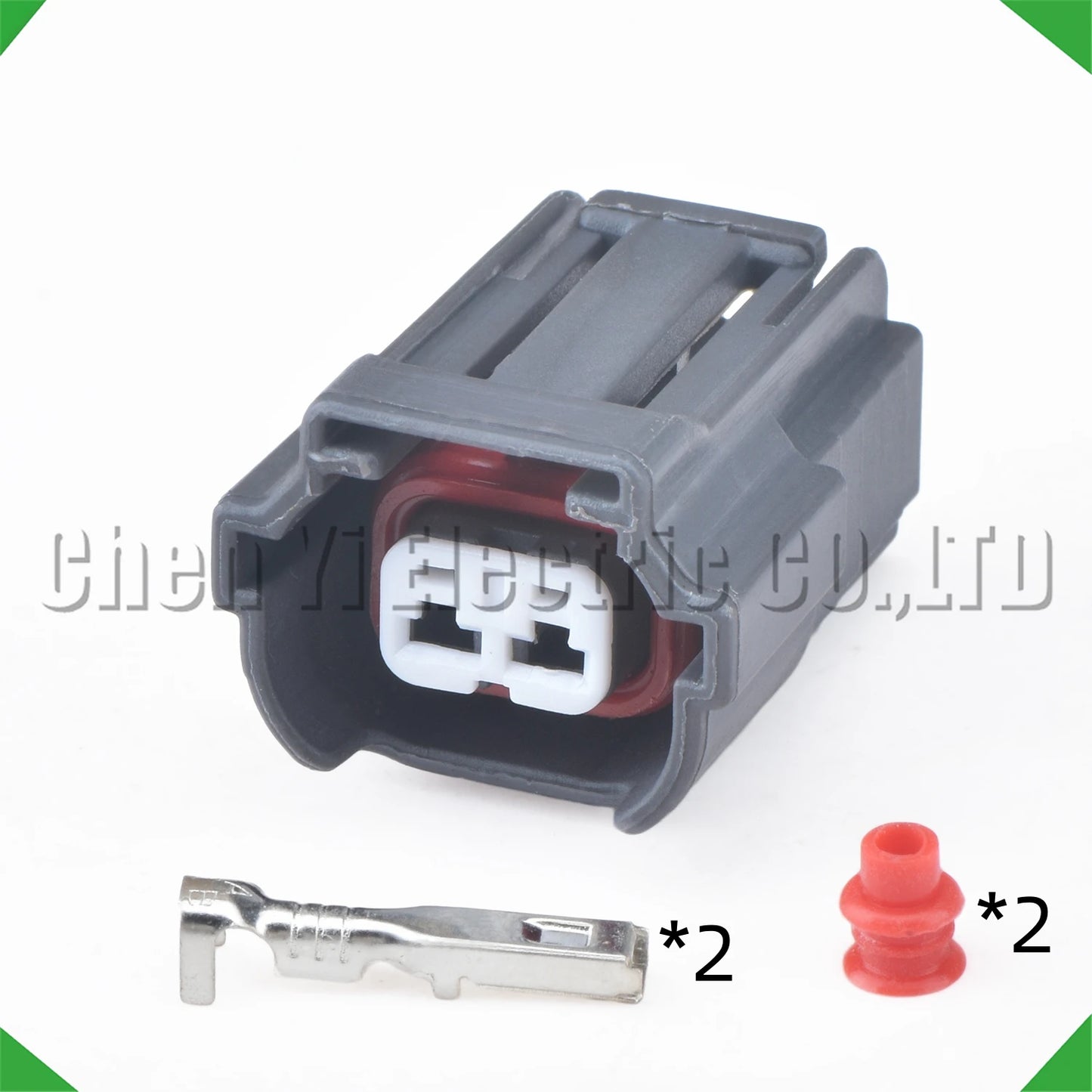 2 Pin Fuel Injector Connector 06A973722 8E0973722 6189-6872 for VW Audi with 15cm Wire