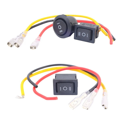 Mini Round Rocker Switch SPDT 3-Pin 12V AC/DC – Car Marine Boat 20mm Panel