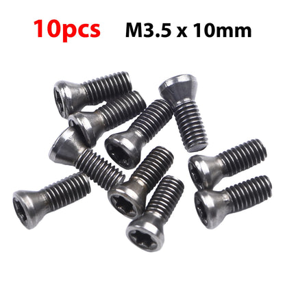 Torx Steel Screws M2.5 x 7mm / M2.5 x 6mm for CNC Lathe Tools and Carbide Insert Replacement