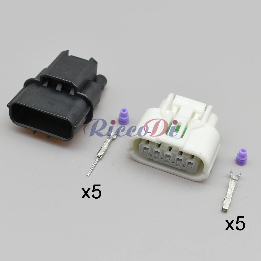 5 Pin Auto Waterproof Connector Mass Air Flow Sensor Intake Pressure Oxygen Sensor Plug 6189-1081 6189-6909 For Honda