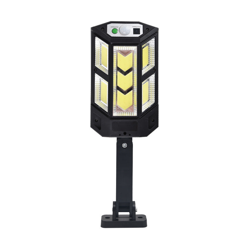 Powerful Solar LED Street Light – 3 Modes with Motion Sensor Super Bright COB Wall Lamp for Outdoor Garden & Yard Lighting