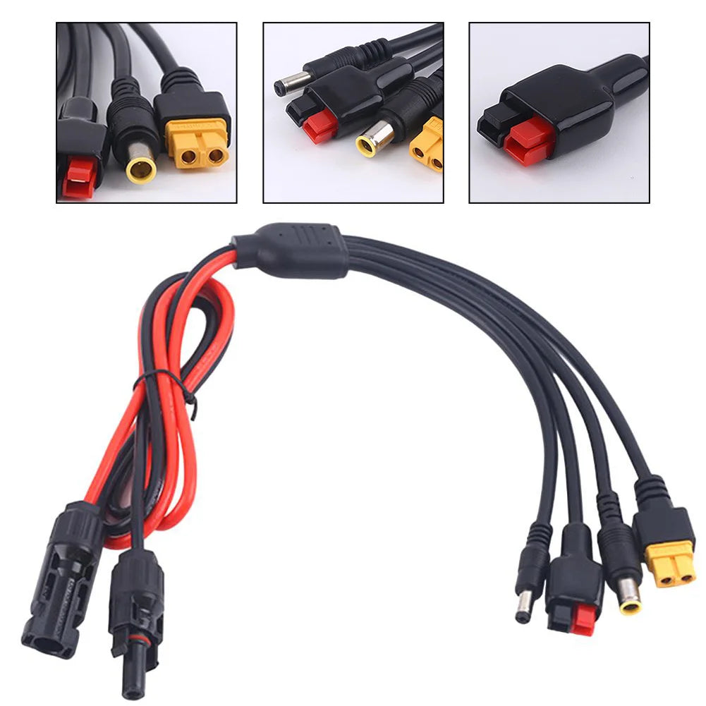 For Anker 521 4-in-1 Solar Charging Cable For Solar Panels For Power Stations Silicone Wire Pvc Stable Current