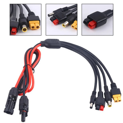 For Anker 521 4-in-1 Solar Charging Cable For Solar Panels For Power Stations Silicone Wire Pvc Stable Current