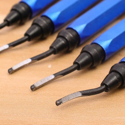 Aluminum Handle Burr Deburring Tool Rotary Metal Deburrer Cutter for Plastic and Copper Edge Trimming