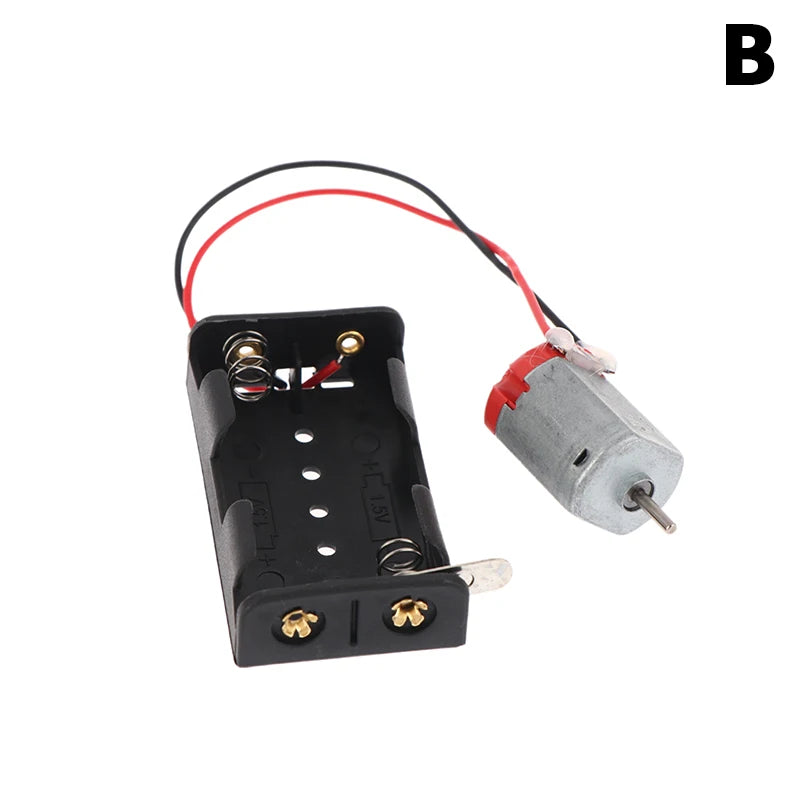 130 Motor Kit with Battery Case & Switch 16500RPM DIY Electronic Motor Kit