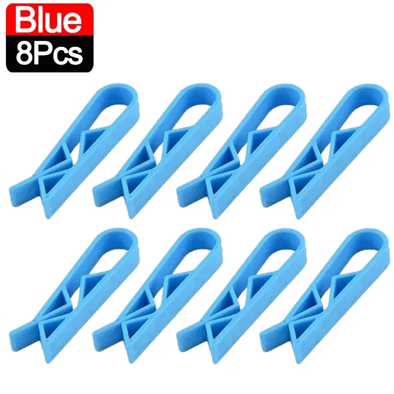 2-50pcs Waste Basket Can Fixation Clip Rubbish Bag Clips Practical Garbage Bag Anti-Slip Holder Clamp Snack Bag Sealing Tools