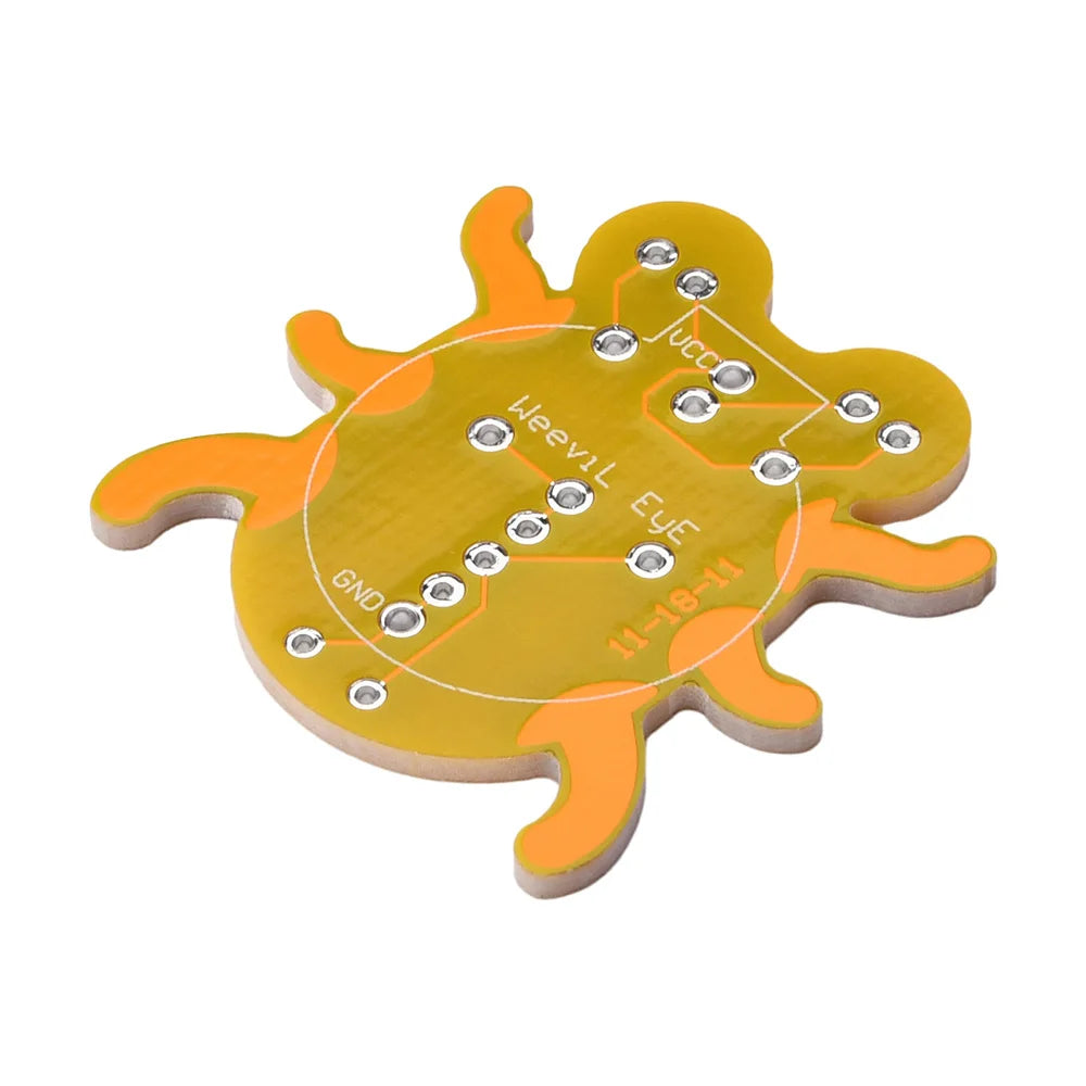 Weevil Eye Electronic DIY Soldering Kit for Beginners | Fun STEM Learning Project for Students and Parent-Child Interaction