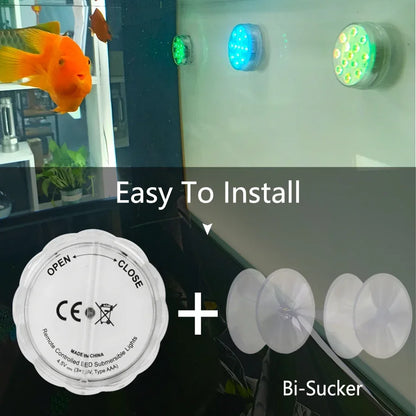 Underwater Lights LED Submersible Pool Lights Rechargeable 200FT Remote Control Swimming Pool Light with Timer Color Changing