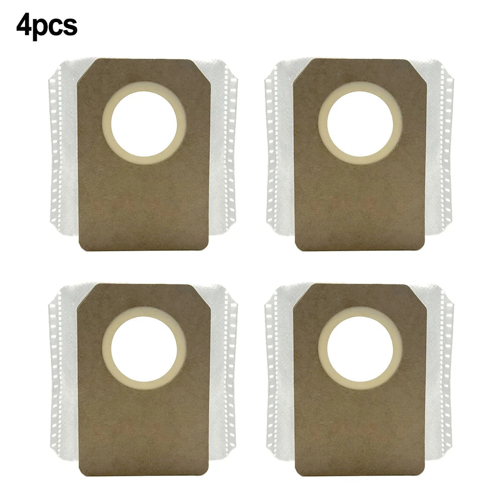 410 Dust Bags for Uwant V100 K100 Robot Vacuum Cleaner Two Layer Filtration System to Minimize Dust Release During Emptying