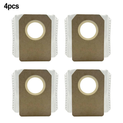 410 Dust Bags for Uwant V100 K100 Robot Vacuum Cleaner Two Layer Filtration System to Minimize Dust Release During Emptying