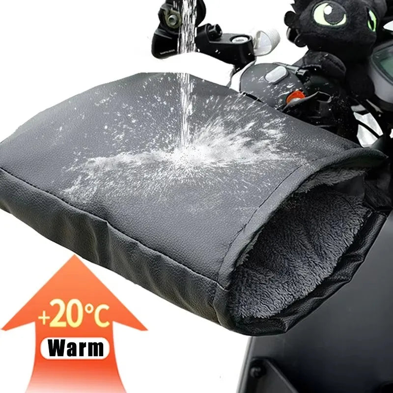 Motorcycle Handlebar Muffs Winter Equipment Mitts Warmer Gloves Waterproof Handmuffs Bicycle Handle Cover Hand Covers Warmers