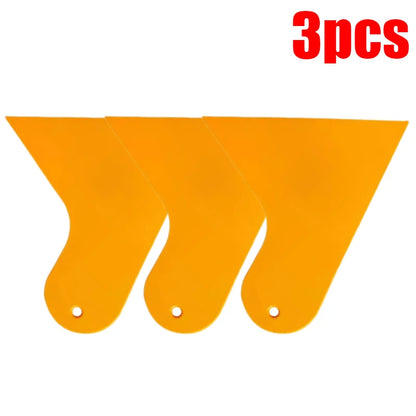 Yellow Scraper Car Film Application Tools Universal Auto Film Wrap Tint Tinted Sticker Scraper Hard Sticker Smooth Squeegee Kit