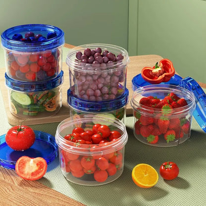 Freezer Storage Containers Plastic  Airtight Food Containers with Lids Soup Meal Prep Container Reusable Leak-proof Lunch Box