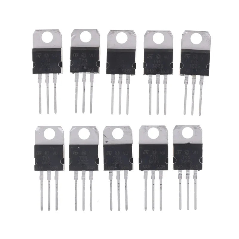 New 10pcs TYN1225 25A 1200V Unidirec tional Thyristor Triacs TO-220