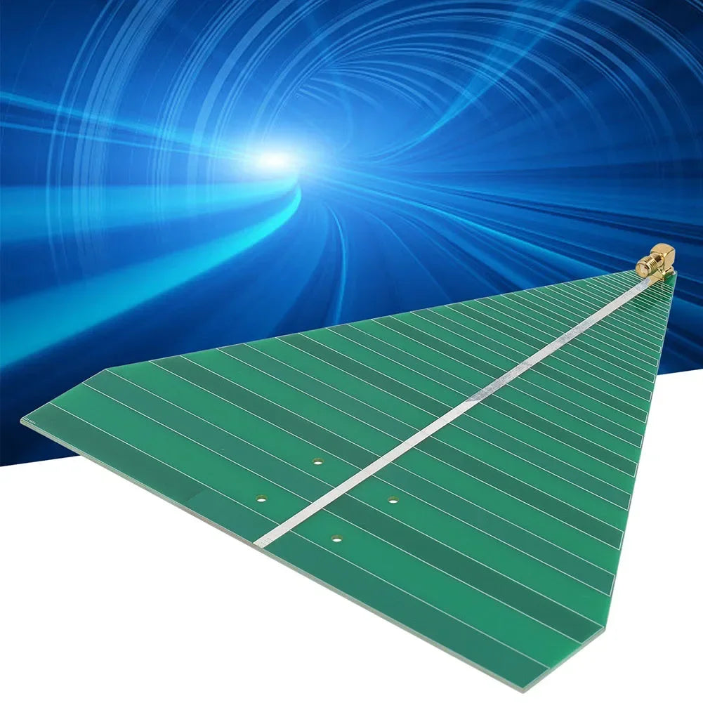 Log Periodic UWB WiFi Antenna 600–6000MHz, Ultra Wideband PCB 50W 6–7dB Printed Circuit Board