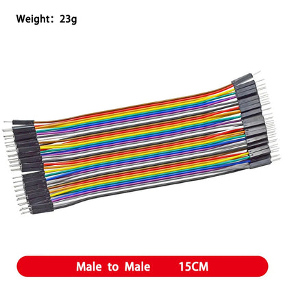 DuPont Jumper Wires Female to Female, Male to Female, and Male to Male