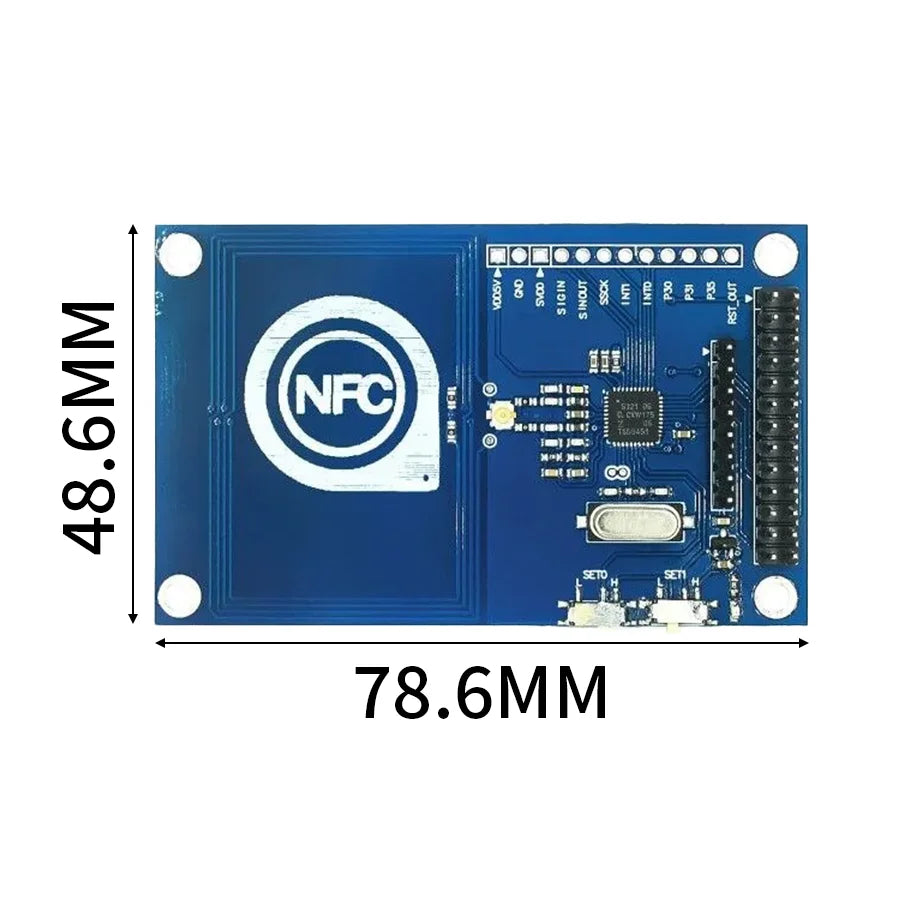 PN532 NFC Card Reader Module 13.56MHz Compatible with Raspberry Pi Arduino NFC Communication Board