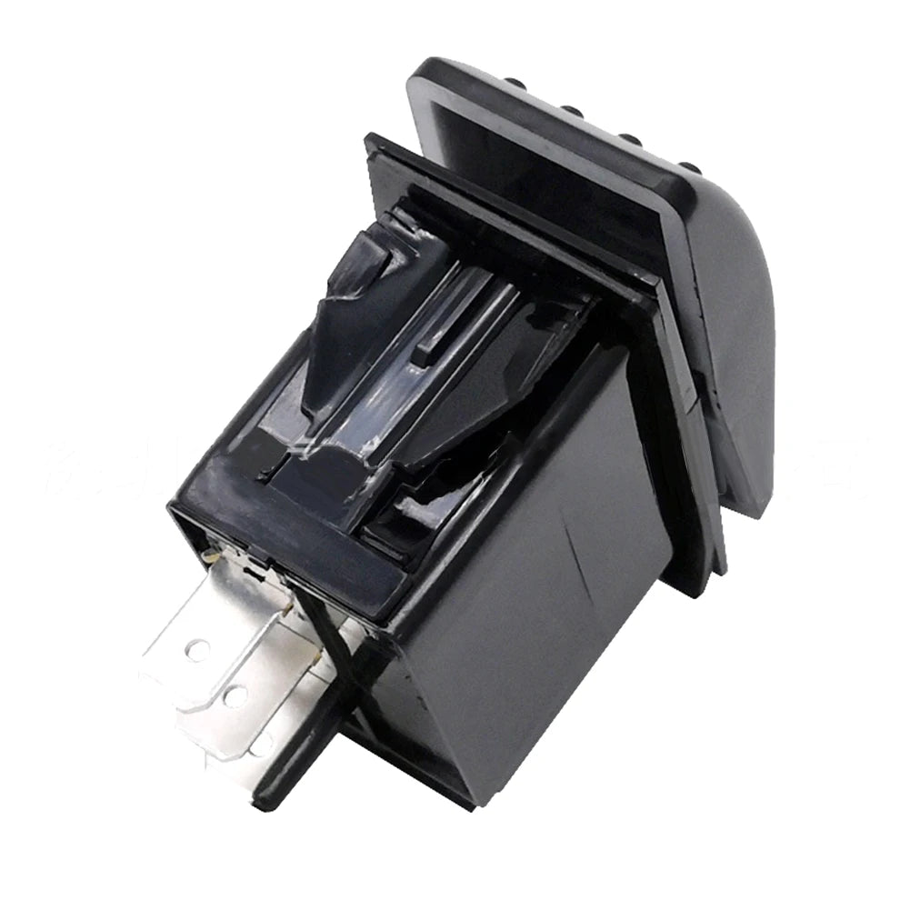 SPDT Waterproof Switch 20A 12/24VDC Rocker Switch (ON)-OFF-(ON) Rectangular Rocker Switch For Automotive Supplies