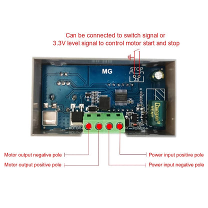 PWM Motor Controller Digital Display Speed Controller ZK-MG 15A