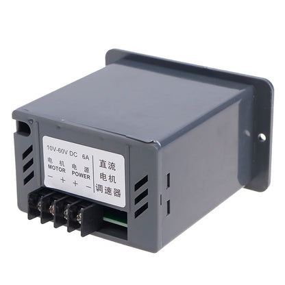 New 12V 24V 36V 48V PWM DC Motor Speed Controller Reversible Switch 6A Regulator
