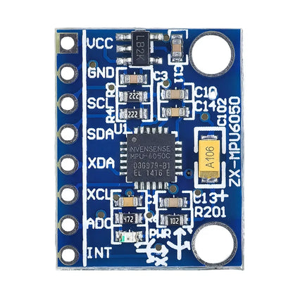 GY-521 MPU-6050 3-Axis Gyroscope & Accelerometer Module I2C/IIC for Arduino Quadcopter Drone DC3-5V