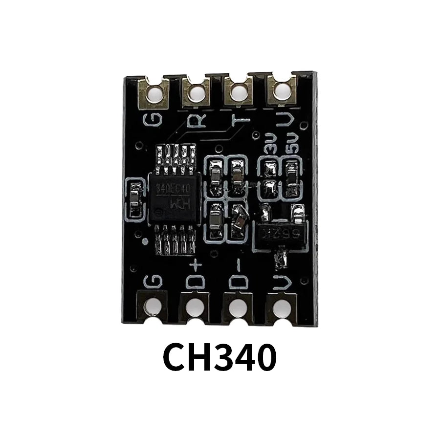 CH340 USB to TTL Serial Module UART Adapter Gold SMD Plate Version CH340 CP2102 Compatible