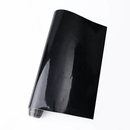 Car Glossy Black Sticker Waterproof Air Release DIY Stickers Car on The Hood Adhesive Vinyl for Auto Motorcycle Body Stickers