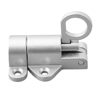 New Latch Bolt Garden Home Pull ring Bounce Gate Door Pull Ring Bounce Hardware Tool Useful Aluminum Alloy Screws