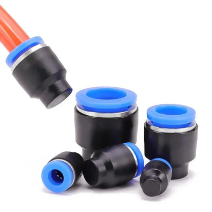 PP PPF Nylon Pneumatic Blanking Plug Hose Tube Push Fit Connector Air Line 4mm 6mm 8mm 10mm 12mm 16mm