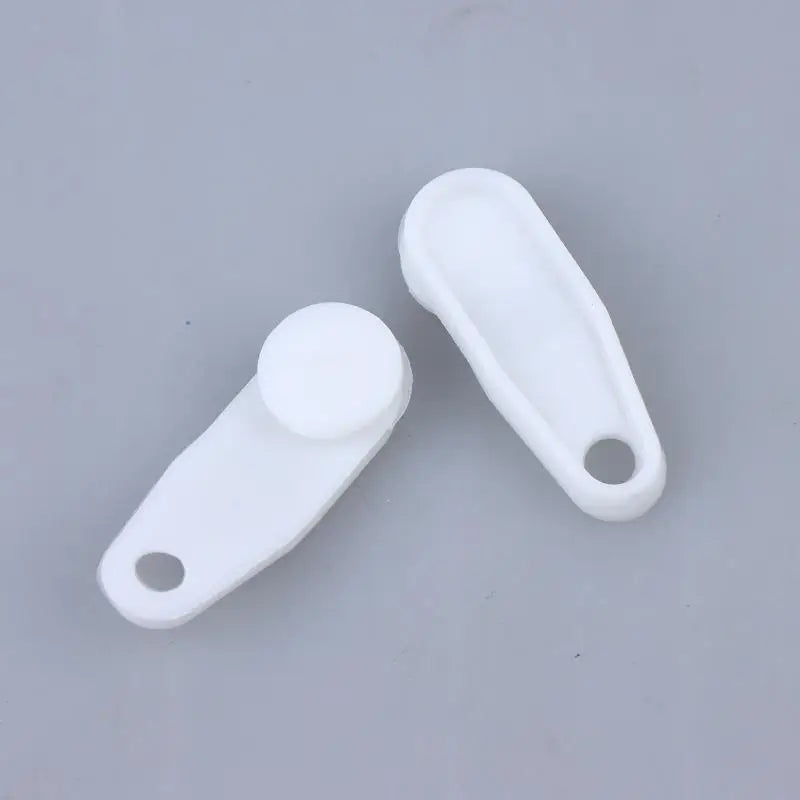 New 50Pcs Multifunction Drapery Hooks Plastic Curtain Track Clips Easy To Use Durable White Curtain Track Hooks Bedroom
