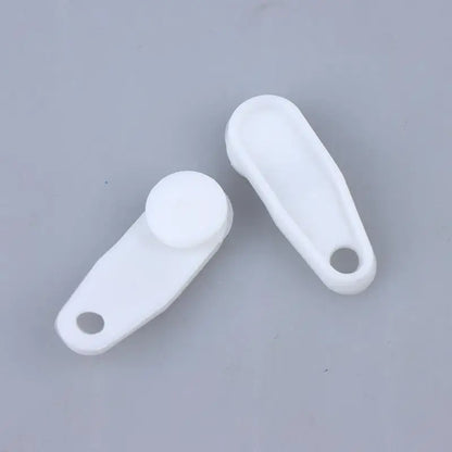 New 50Pcs Multifunction Drapery Hooks Plastic Curtain Track Clips Easy To Use Durable White Curtain Track Hooks Bedroom